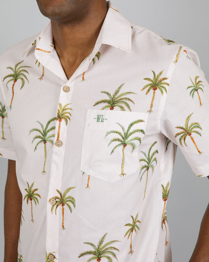 Mens Holiday Shirt Palm Beach Close - Woodstock Laundry UK