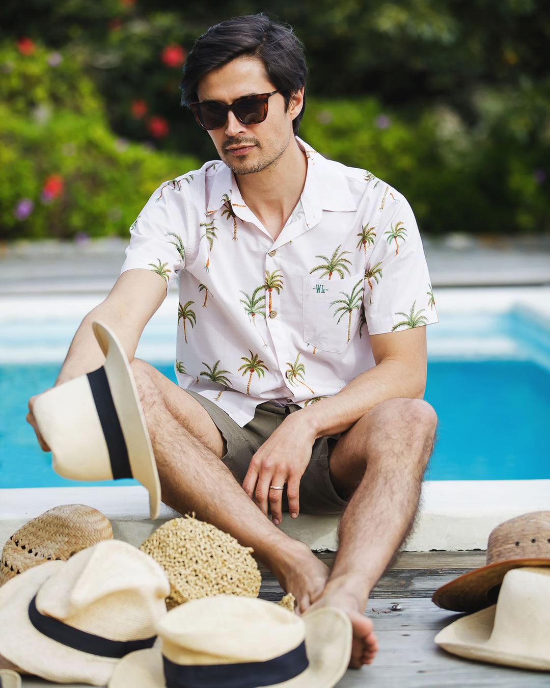 Mens Holiday Shirt Palm Beach Lifestyle 1 - Woodstock Laundry UK