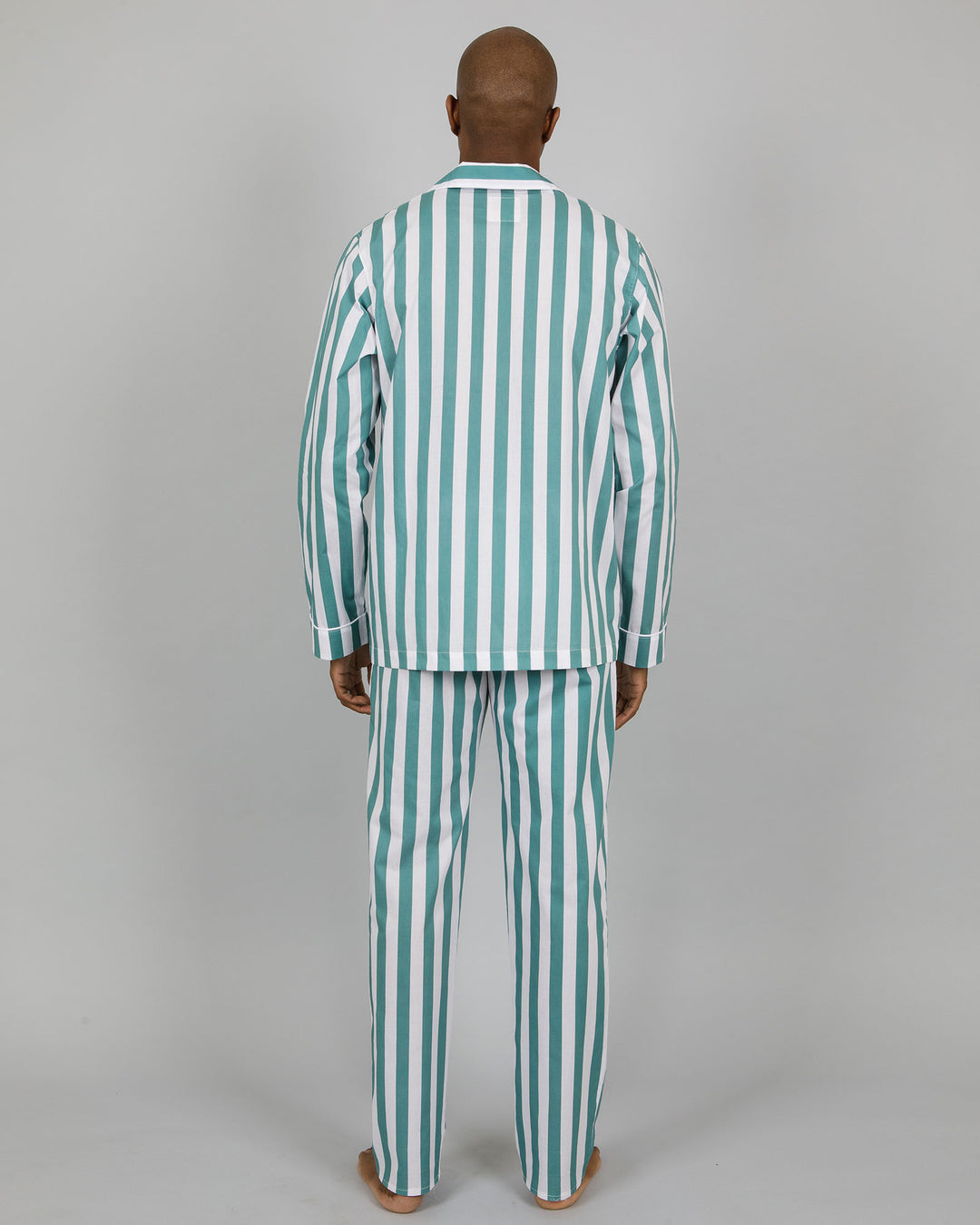 Mens Long Pyjamas Cape Cod Back - Woodstock Laundry UK