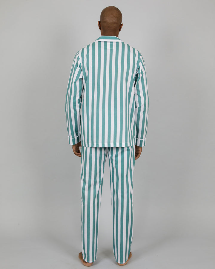 Mens Long Pyjamas Cape Cod Back - Woodstock Laundry UK
