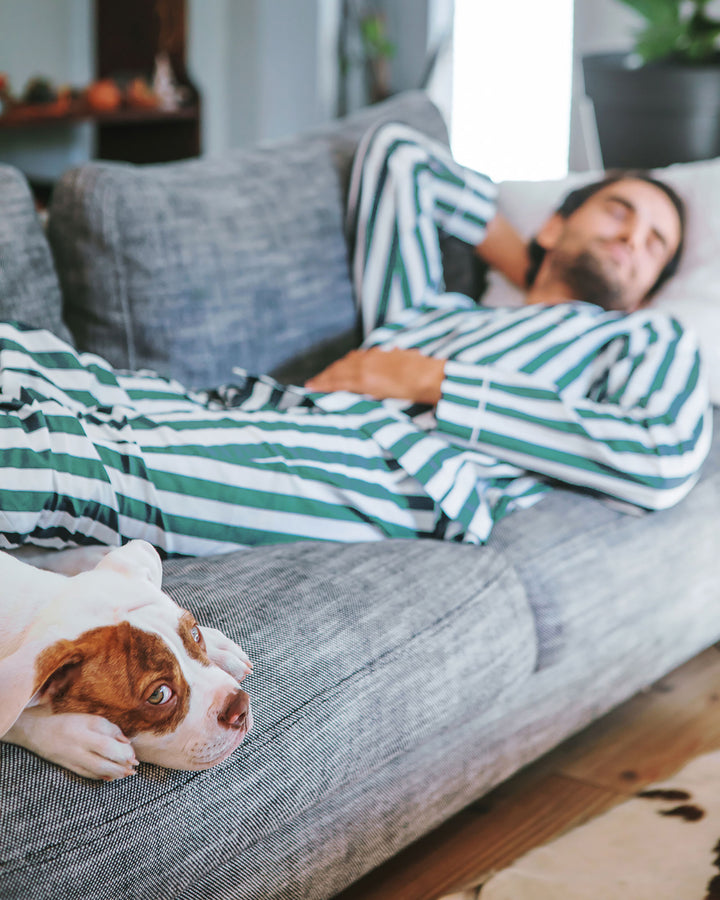 Mens Long Pyjamas Cape Cod Lifestyle - Woodstock Laundry UK