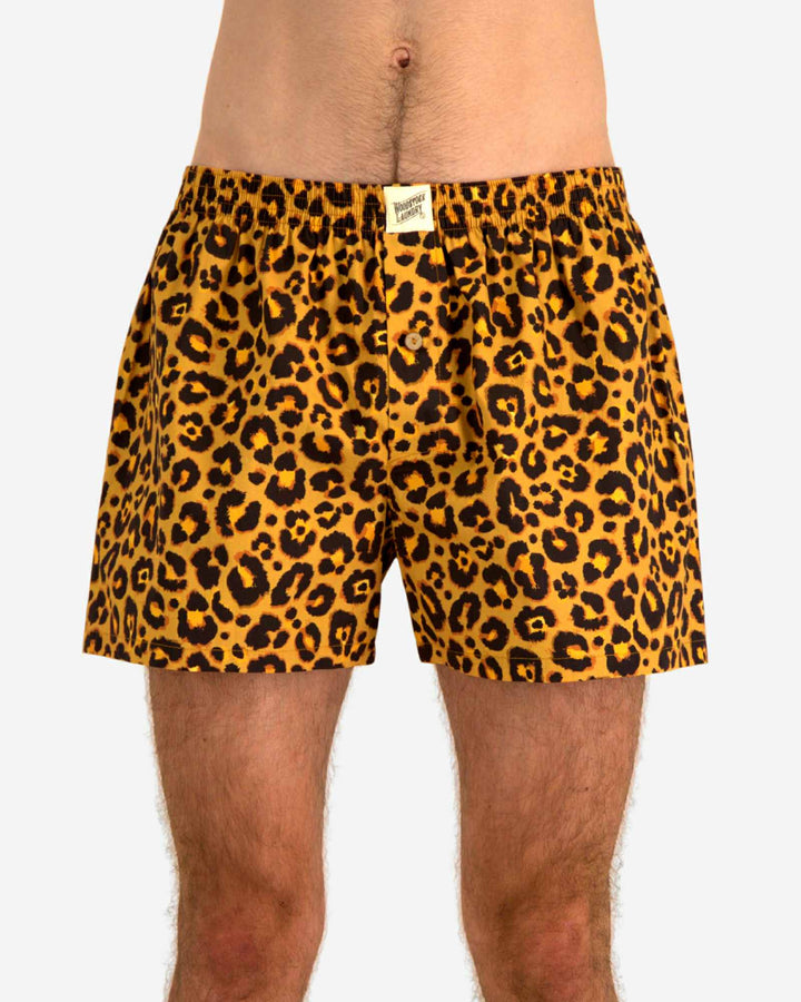 Mens Boxer Shorts - Leopard