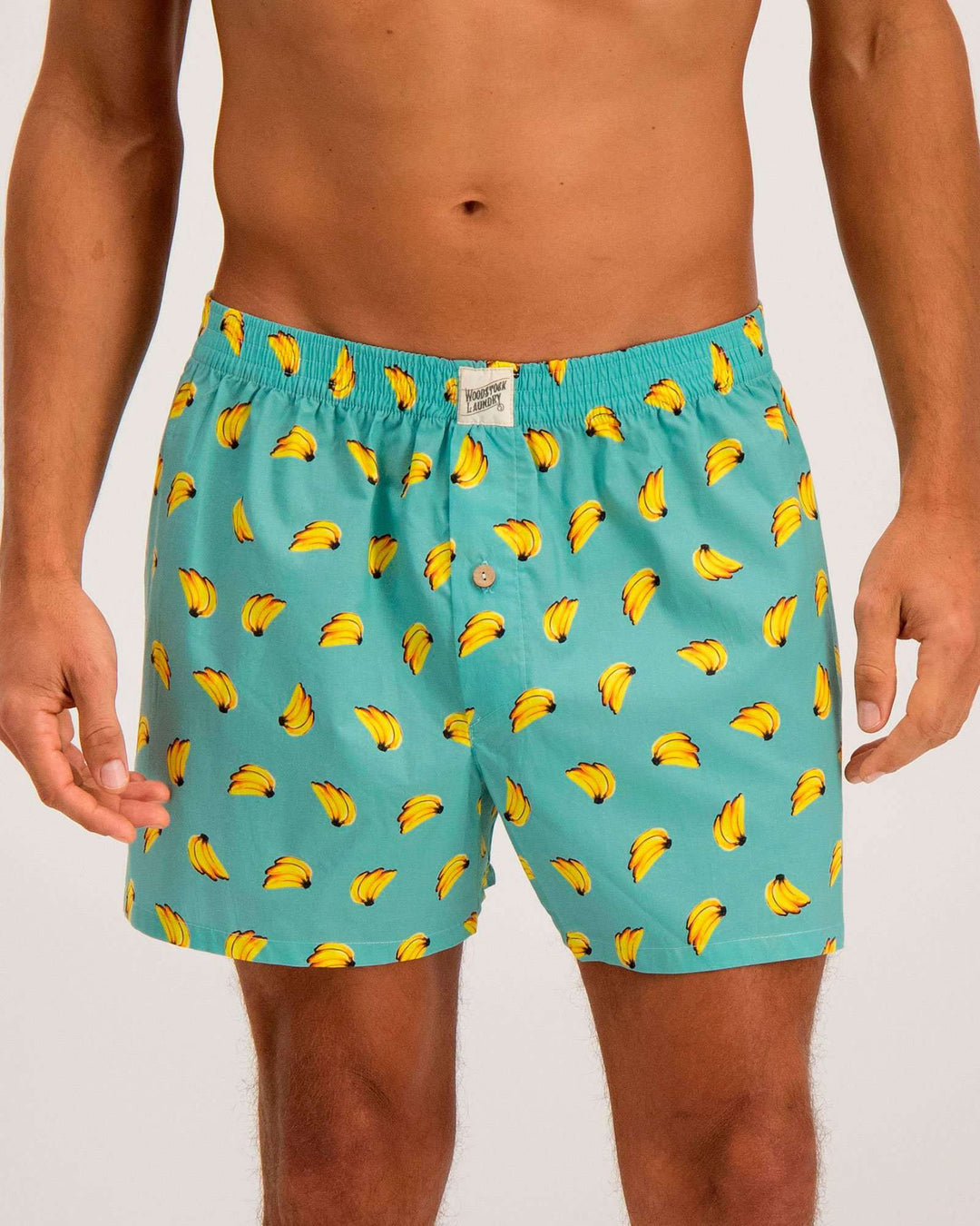 Mens Boxer Shorts Bananas - Woodstock Laundry