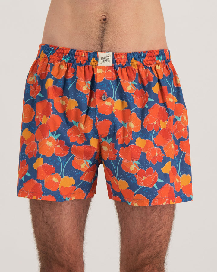Mens Boxer Shorts Empire Front - Woodstock Laundry