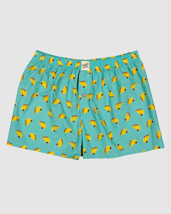 Mens Boxer Shorts Bananas Flatpack - Woodstock Laundry