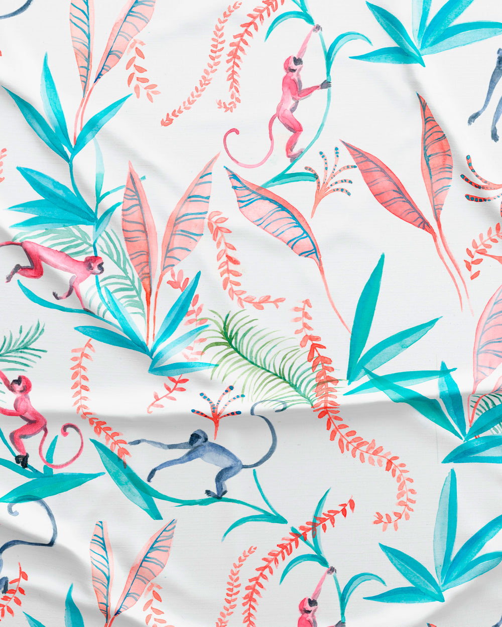 Monkeys Pattern Detail - Woodstock Laundry UK