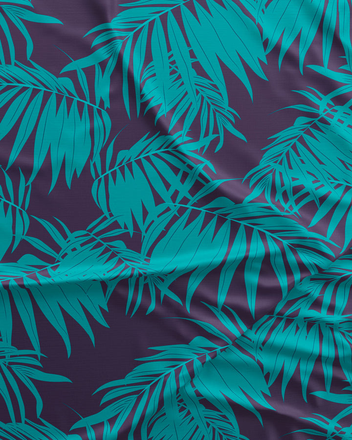 Tropical Green Pattern Detail - Woodstock Laundry UK