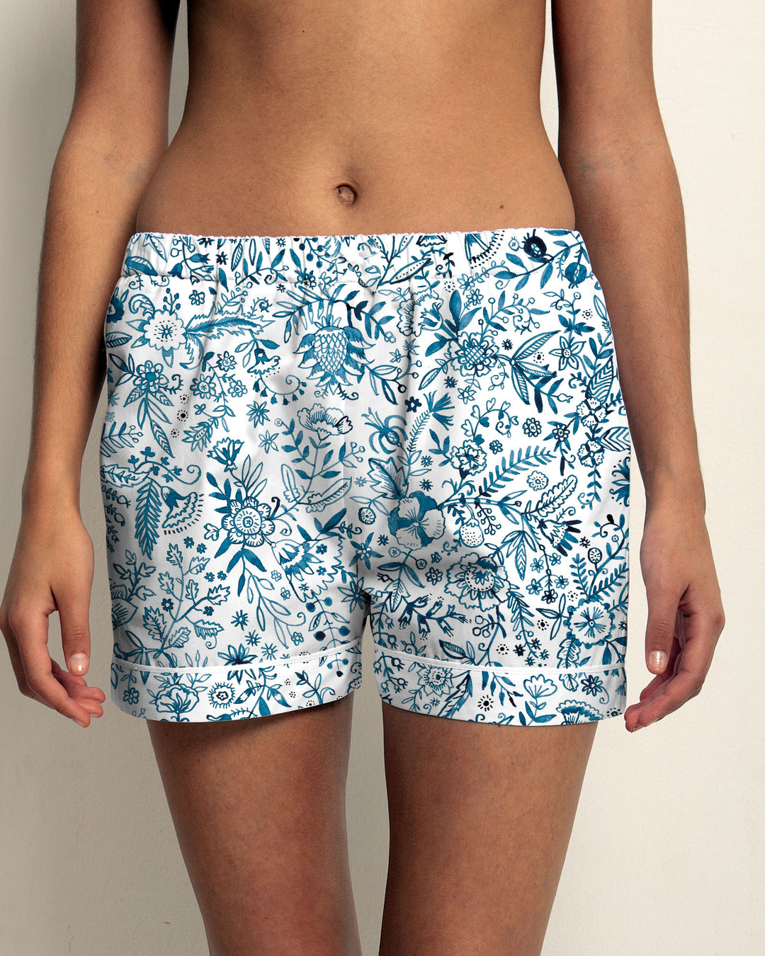 Women's Organic Cotton Lounge Shorts Chandler - Woodstock Laundry UK