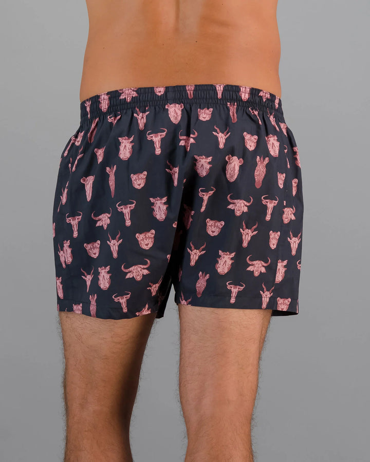 Mens Boxer Shorts - Combo Heads