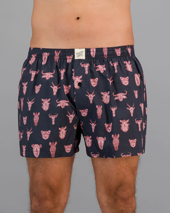 Mens Boxer Shorts - Combo Heads