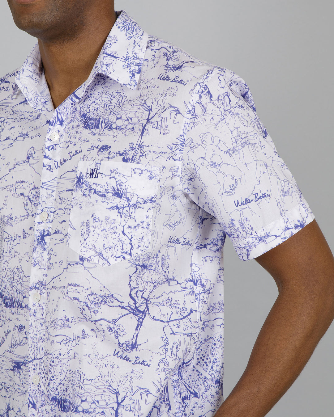 Mens Holiday Shirt Battiss Willow Close - Woodstock Laundry UK