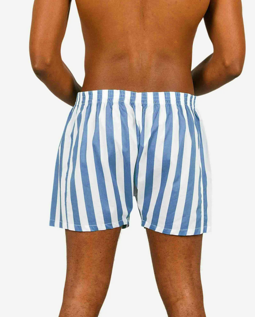 Mens Boxer Shorts - Beach Stripe