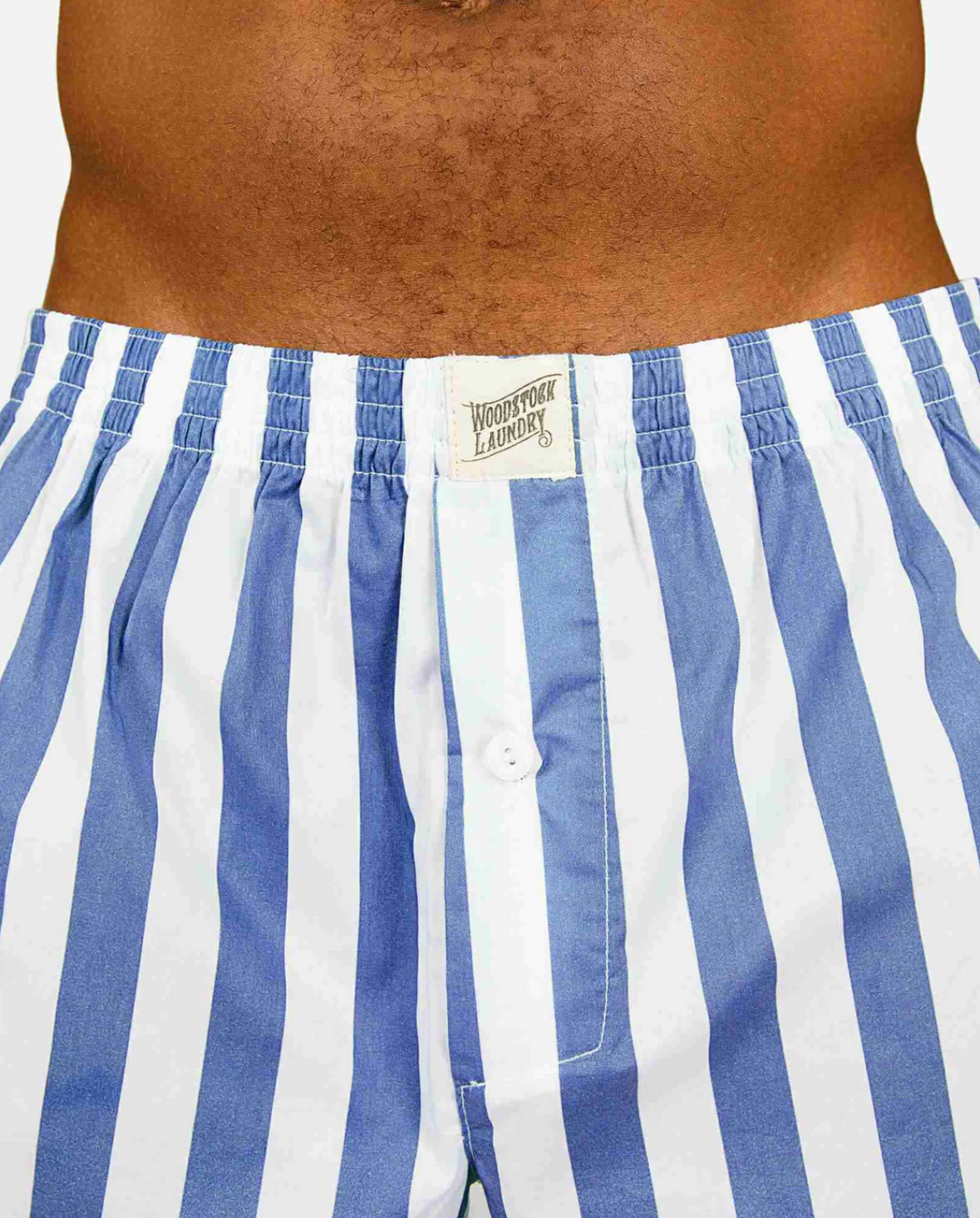 Mens Boxer Shorts - Beach Stripe