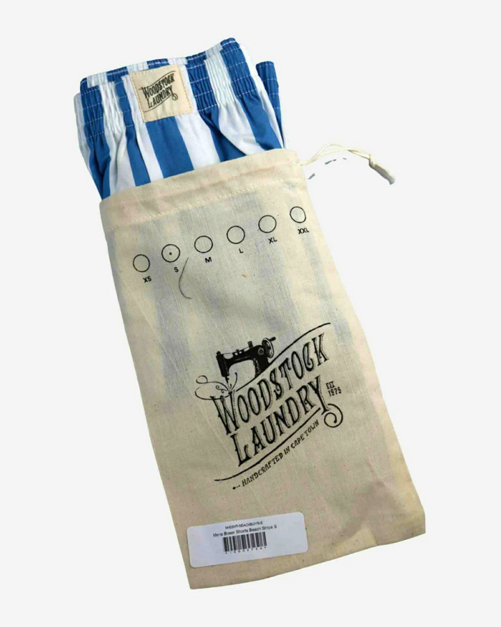 Mens Boxer Shorts - Beach Stripe