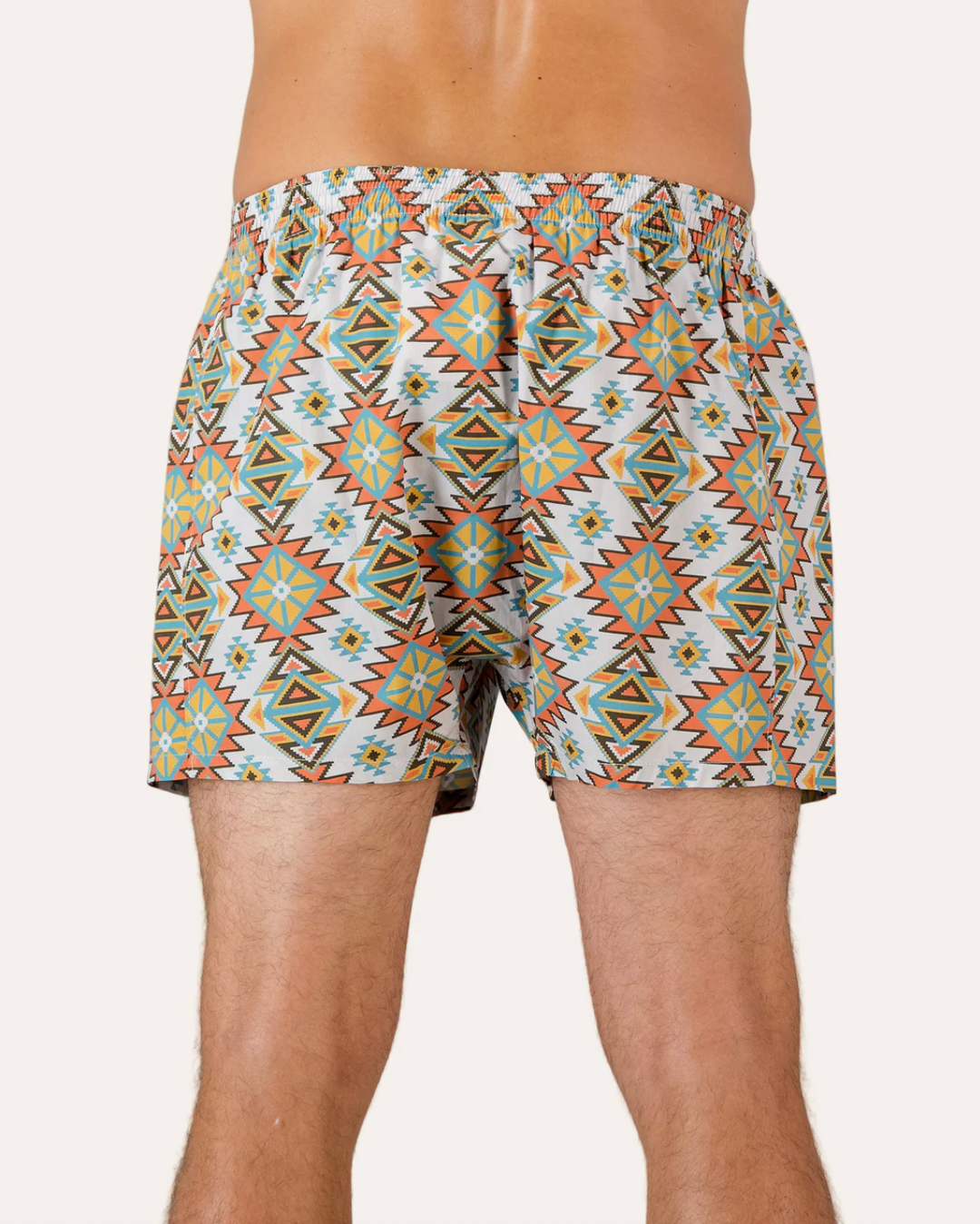 Mens Boxer Shorts - Aztec