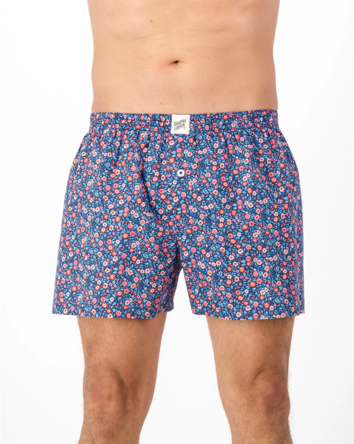 Mens Boxer Shorts - Dipsy Floral