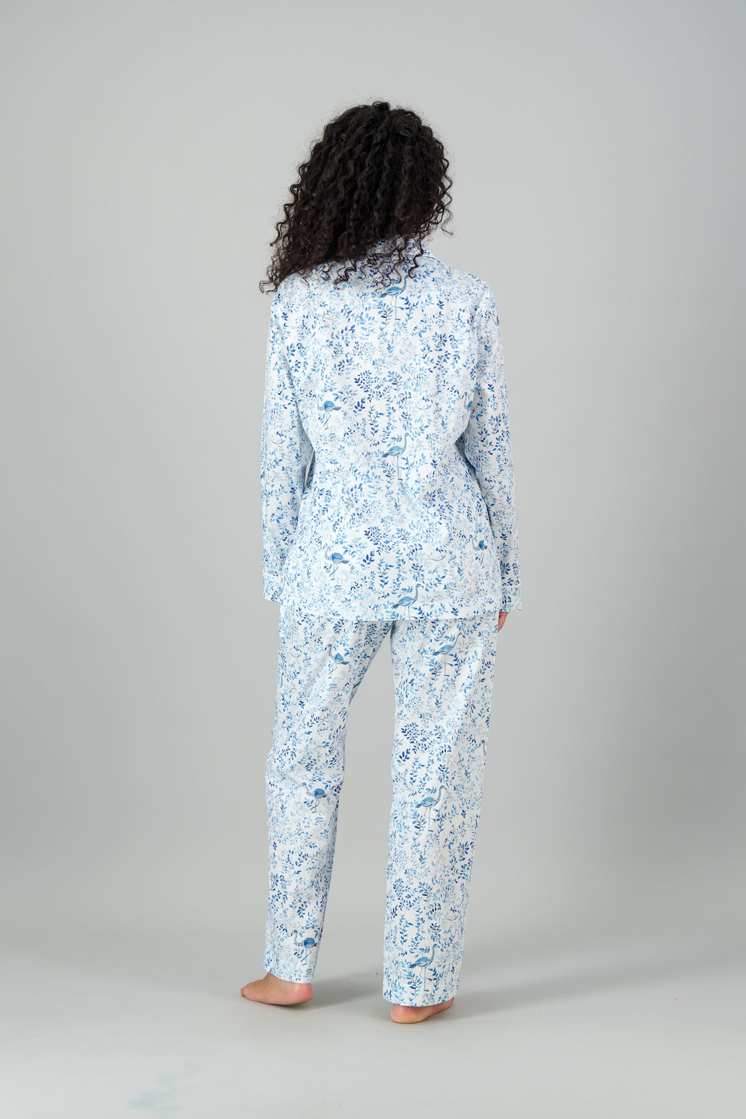 Womens Long Pyjamas - Summer Vines