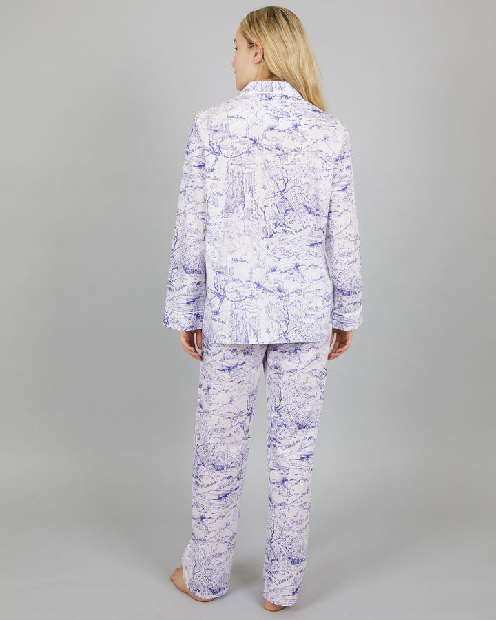 Womens Long Pyjamas - Battiss Willow