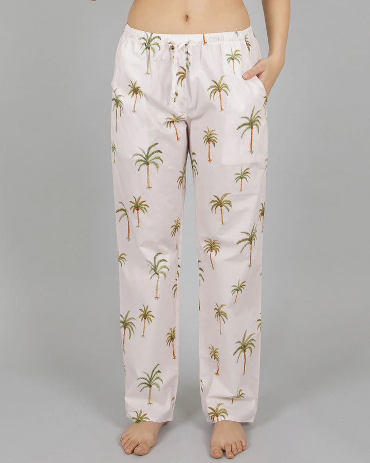 Womens Lounge Pants - Palm Beach