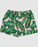 Mens Boxer Shorts Banana Leaves Flatpack - Woodstock Laundry UK