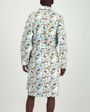 Mens Organic Cotton Dressing Gown Back - Woodstock Laundry UK