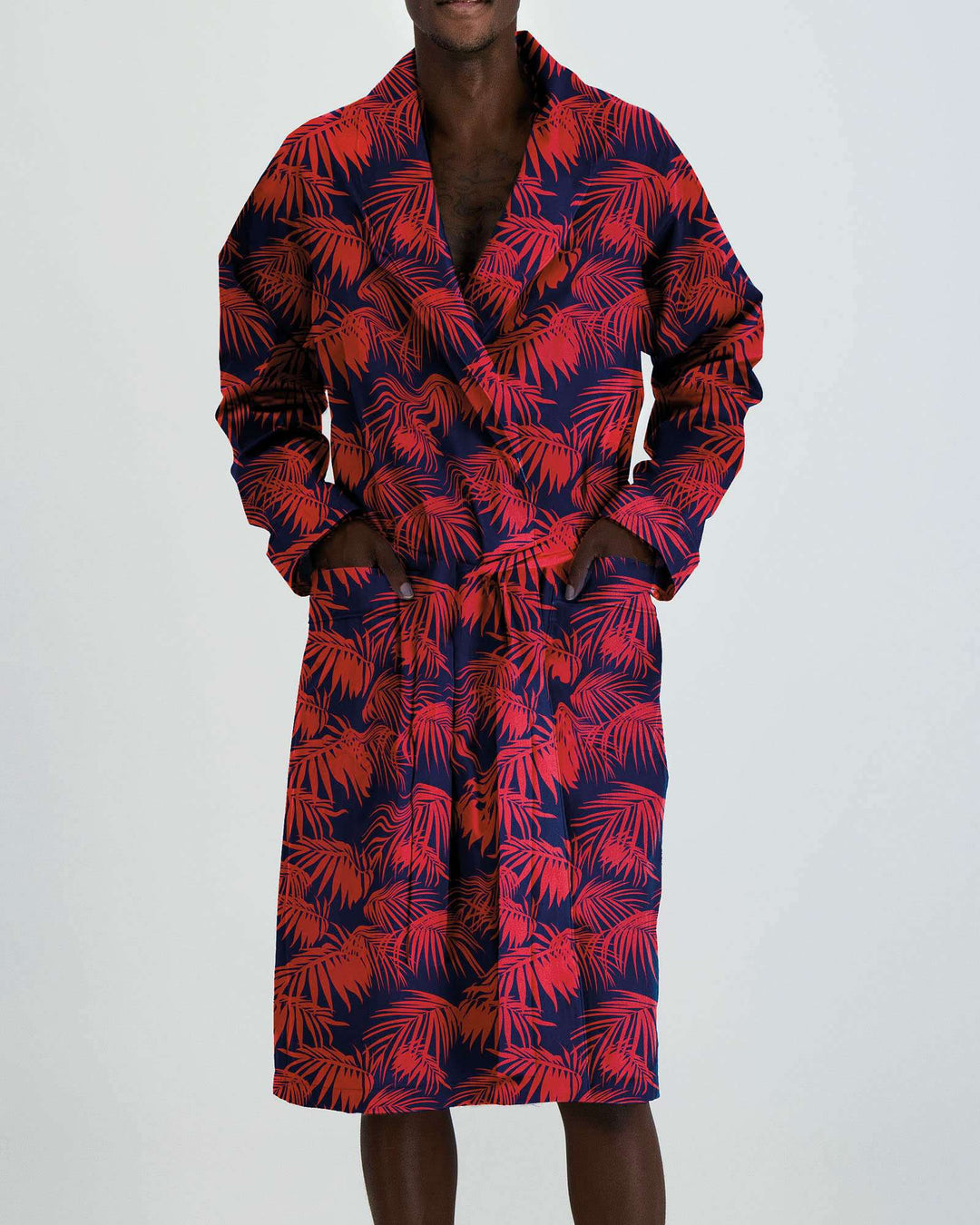 Mens Gown Tropical Red - Woodstock Laundry UK
