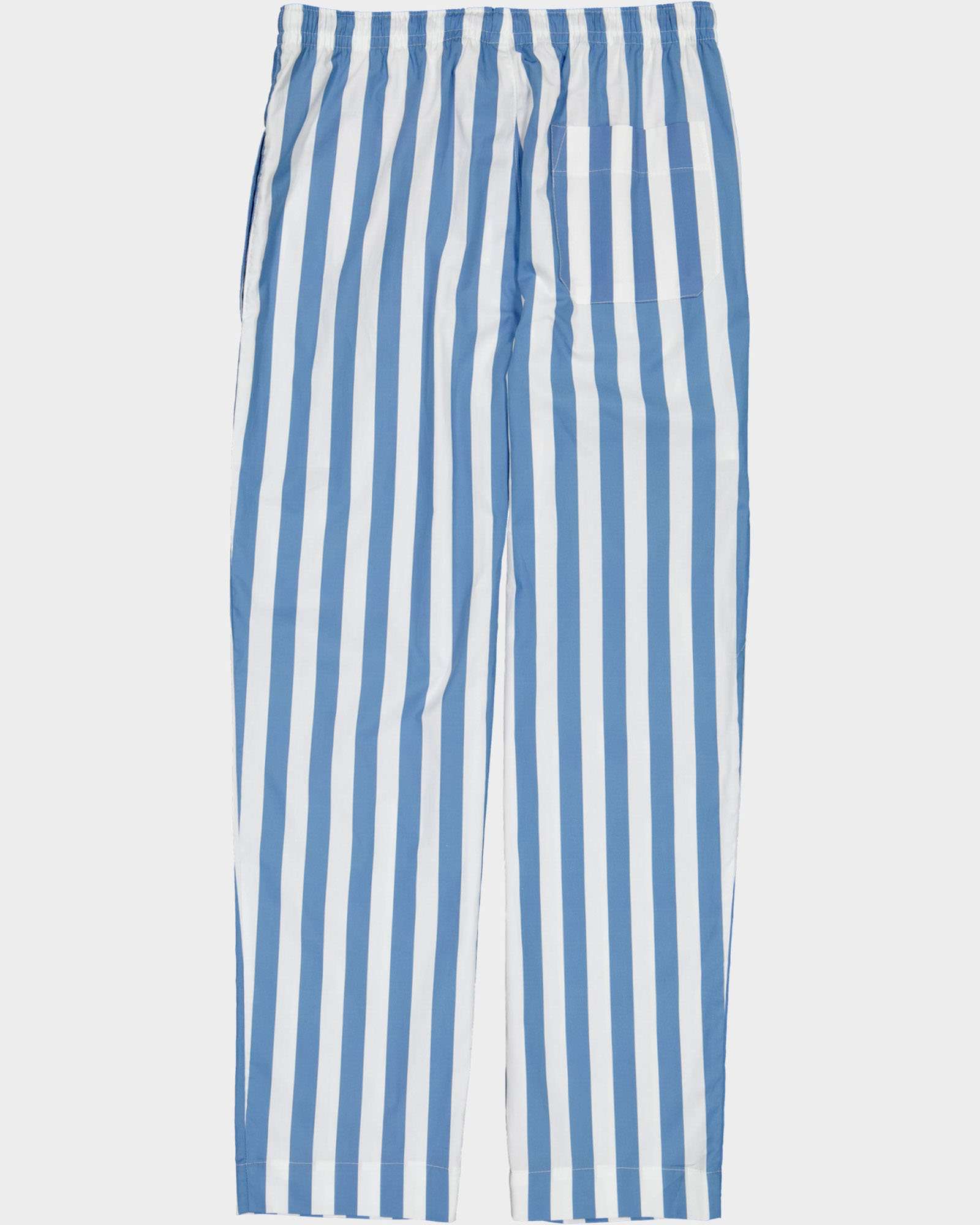Mens Lounge Pants Beach Stripe Blue Back - Woodstock Laundry