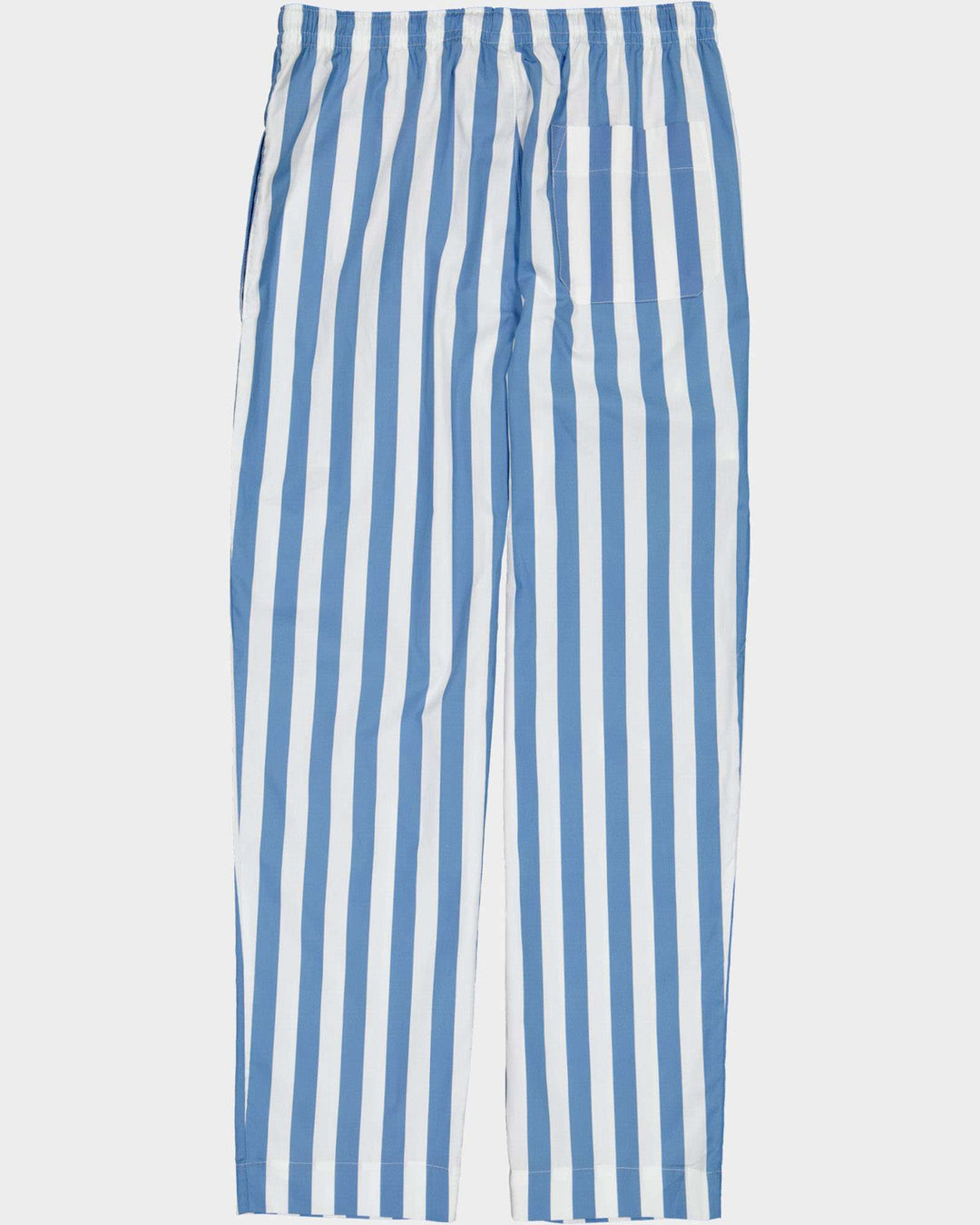 Mens Lounge Pants Beach Stripe Blue Back - Woodstock Laundry