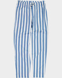 Mens Lounge Pants Beach Stripe Blue Front - Woodstock Laundry