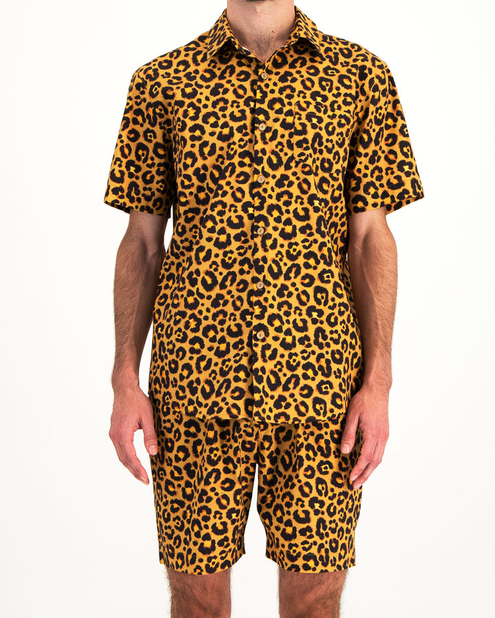Shop Mens Short Pyjamas - Leopard | Woodstock Laundry – Woodstock ...