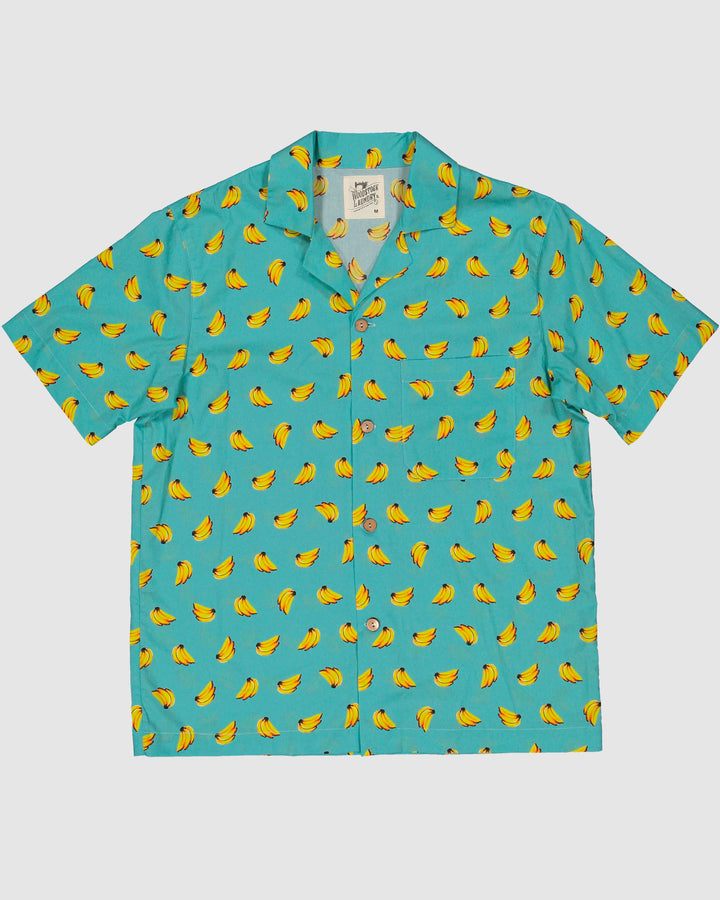 Mens Short Pyjama Shirt Bananas - Woodstock Laundry