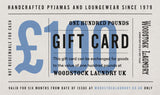 £100 Gift Card - Woodstock Laundry UK
