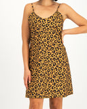 Womens Nighty Leopard Front - Woodstock Laundry UK