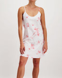 Womens Nighty Pink Palms Front - Woodstock Laundry UK